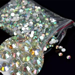 Swarovski Rhinestone Rainbow 4mm Crystal AB Bahan DIY nailart henna