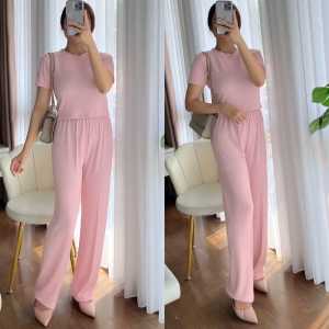 One set knit setelan manggo knit set crop top knit premium
