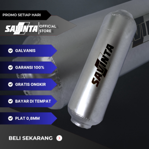 Savinta Knalpot Mobil GNLv3 Stainles Plat 08mm Rainbow