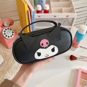 SANRIO Túi Đựng Bút Sức Chứa Lớn Họa Tiết Hoạt Hình My Melody Kuromi Cinnamoroll Dễ Thương Cho Học Sinh