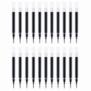 INNEWIN 10pcs Black Ink Gel Pens Student Stationery 1.0mm Tip Black Gel Pens Luxury Large Capacity Ballpoint Pen Business Office