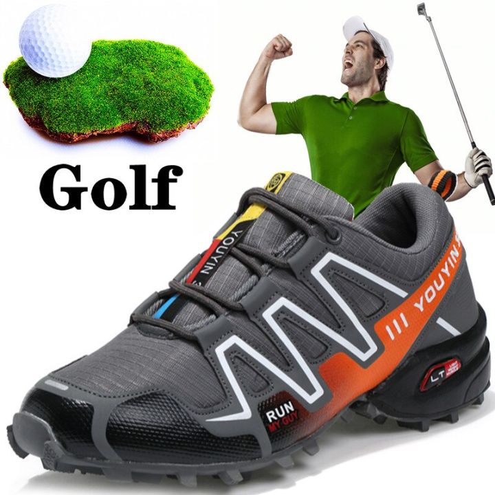 Good Things New Men's Golf Shoes Waterproof Nonslip Outdoor Hiking