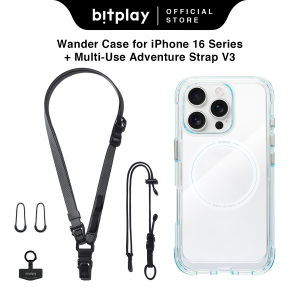 Bitplay Wander Case for iPhone 16 Pro/ Pro Max + Multi-Use Adventure Strap V3 Adjustable Versatile Phone Lanyard