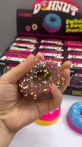 [SG Seller] Smooth Texture Slow Rebound Donut Squeeze Toy Safe Odorless Portable Anxiety Calming Sensory Toy