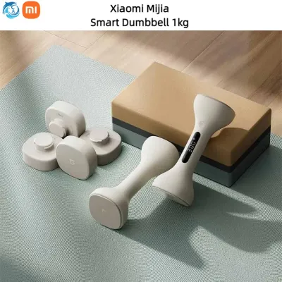 Xiaomi Mijia Smart Dumbbell 1kg Home Sports Fitness Shaping Strength Training Adjustable Weight LED Screen Display MI Home APP Dumbbell Exercise Dumbbells Comfort Weight Loss Gift & Xiaomi Mijia Smart Dumbbell 1kg