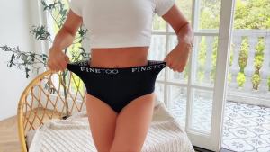 5Pcs/Set Womens Cotton High Waist Briefs Seamless Plus Size Panties Breathable Stretch Underwears Female Soft Lingerie Finetoo
