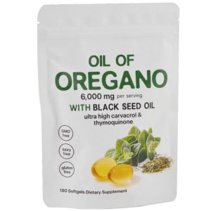 Oregano Oil Softgels Immune Support Capsules Antioxidant Supplement Natural Oregano Extract Health Softgels Dietary Supplement