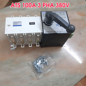 Bộ chuyển đổi nguồn điện ATS 3 pha 100A 380v chuyển đổi hai nguồn điện tự động QCDGCN bộ chuyển nguồn điện tự động ats 3 pha 100A