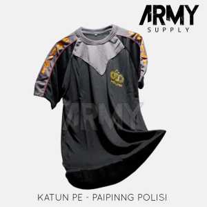 Armysupply kaos polisi pria terbaru Lengan Pendek Katun Pe Coklat kaos polisi pria terbaru 2022