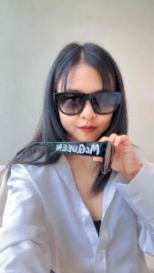 Alexander McQueen Graffiti Sunglasses ทรงคลาสสิค+เท่ ของแท้ AM0328S