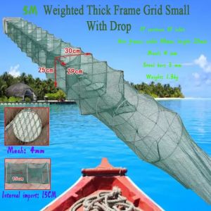 🔝Original+24hours delivery✅5M Crab Crayfish Lobster Catcher Live Trap Fish Net Eel Prawn Shrimp Bait Shrimp and crab net