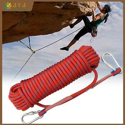 【COD】Safety Rope Climbing Rappelling Rescue Escape 20m/10m 10mm Utility ...