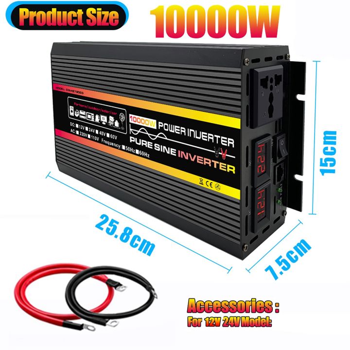 pure sine wave inverter 3000w 12volt to 220v inverter pure sine wave ...