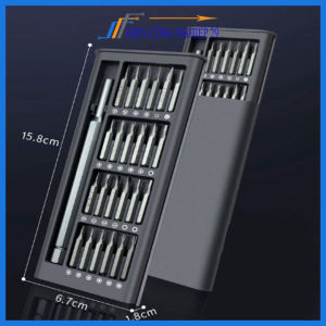 Bộ Tua Vít Đa Năng Bộ Tô Vít Đa Năng Mini 24 Đầu Nhỏ Sửa Điện Thoại Mở Laptop Mắt Kính Đồng Hồ SONHOUSE