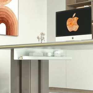 【Comfy Cove】COD ชั้นเก็บสายไฟ ถาดเก็บสาย รางเก็บสายไฟ เก็บปลั๊กพ่วง ใต้โต๊ะ ที่เก็บของ มีกาวในตัว