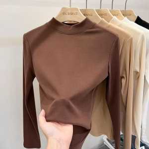 Manset Baju Lengan Panjang Turtleneck Baju Manset Wanita Size M - XXL