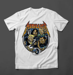 Kaos Band METALLICA Premium T-Shirt Band Bahan Cotton Combad 24s Kaos Music Metal