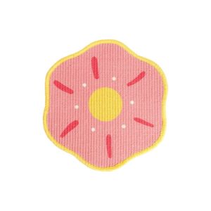 LAPBR Wear-resistant Cat Scratcher Flower Shape Self-Adhesive Cat Claw Grinder Durable Furniture Protection Sticky Scratch Board for Cat Indoor Cats
