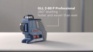 Bosch GLL2-80P+BS150 Line Laser 2 Plane 20M 0601063205 Self Levelling Laser Level Set