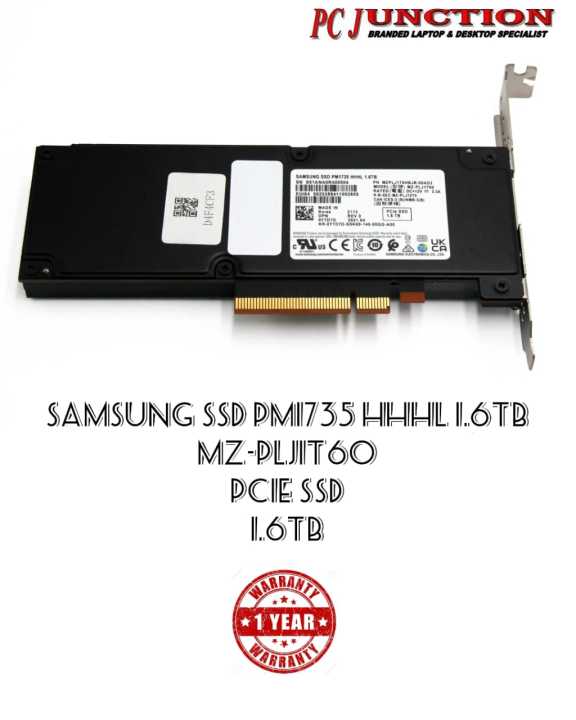 SAMSUNG SSD PM1735 HHHL PCIE WITH LOW PROFILE BRACKET Local
