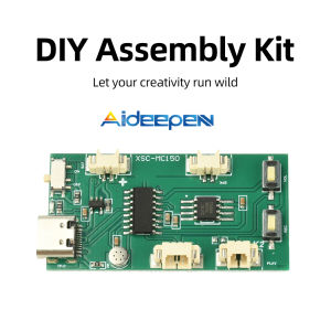 Aideepen DIY Voice Recorder & Playback Module for Pop-Up Books Greeting Cards Fridge Magnets – Downloadable MP3 Music 8MB Storage