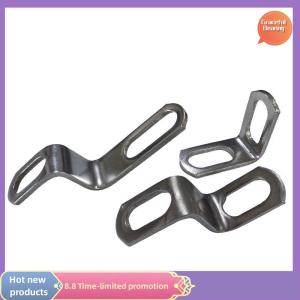 Graceful 1 2 3PCS Z L-Shaped Motorcycle Modification Exhausts Pipe Clamps Motorcycle Exhaust Pipe Bracket Stainless Steel Fixed Bracket Accessory