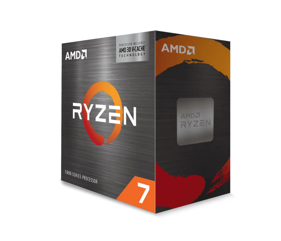 AMD Ryzen 7 5800X3D 8-core 16-Thread Desktop Processor with AMD 3D