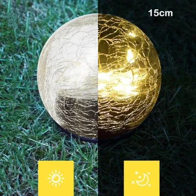 [SG Seller] Garden Solar Lights Outdoor Glass Jar Ball Solar Lights Waterproof Warm White LED Solar