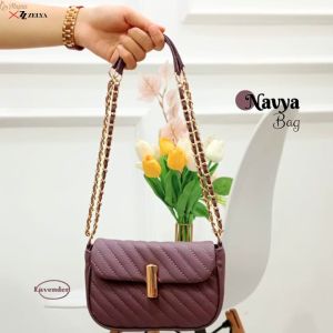 Navya Bag by Zelya x Abyna Tas Selempang Tali Rantai Tas Cantik Murah Meriah