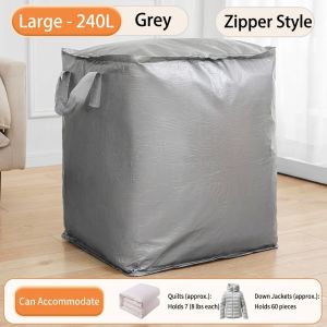 ⚡SG Next Day Delivery⚡Extra Large House Moving Bag Heavy Duty Storage Bag Canvas Bag with Handles Clothes Quilt Organize