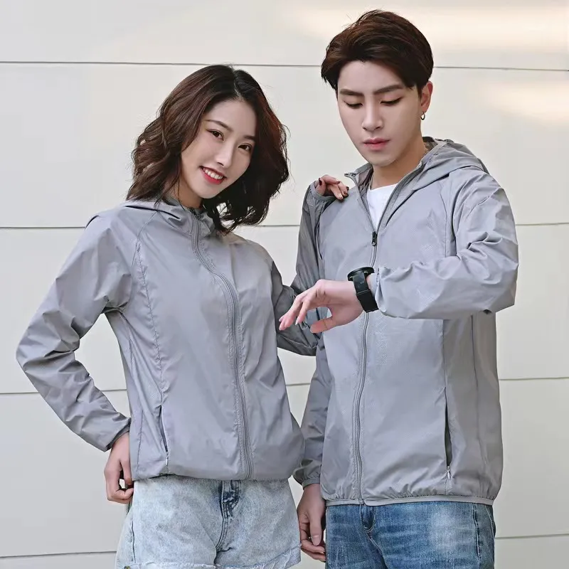 New sun-protective clothing men and women long-sleeved spring and
