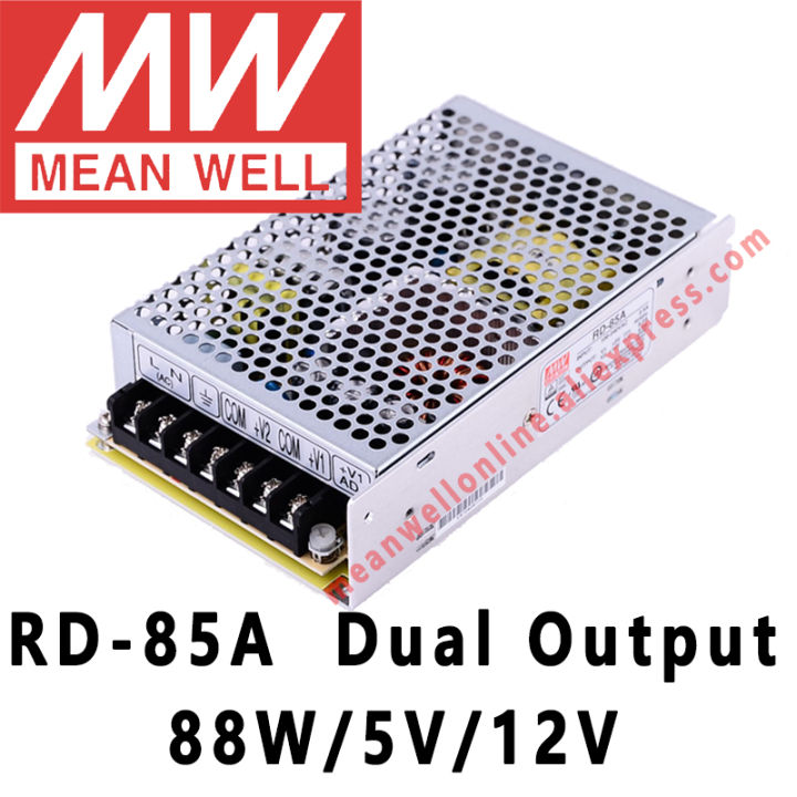 Mean Well Rd 85a 5v 12v Dual Output Switching Power Supply Meanwell 85w Ac Dc Th 