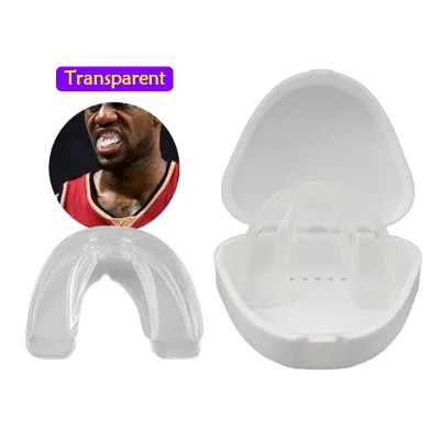 ฟันยาง ฟันยางนอนกัดฟัน ที่ครอบฟัน ยางกันฟันมวย Mouth guard boxing ฟันยางนักมวย ฟันยางนักกีฬา ฟันยางป้องกันฟัน ยางครอบฟัน （1 ชิ้น）SP82