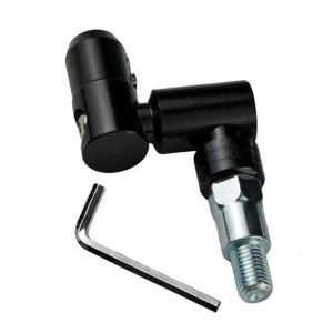 Mirror Base Motorcycle Rearview Mirror Seat Fixed Screw Universal Metal Mirror Folding Bracket Screw 360 Degree Rotation