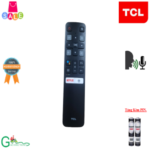Remote Điều khiển từ xa tivi TCL smart giọng nói -Hàng chính hãngmơi 100% tặng kèm PIN