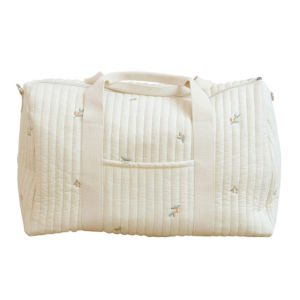 กระเป๋าเป้สะพายหลังผู้หญิงปักลายกระเป๋าใส่ผ้าอ้อมเด็ก Tas Jinjing Travel ความจุมากสำหรับคุณแม่และทารกแรกเกิด