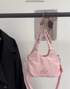2026 New Alo Small Hobo Bag Lightweight Nylon Crossbody Bag Multiway Wear Handbag Fashion Outdoor Travel Fitness Ladies Sling Bag