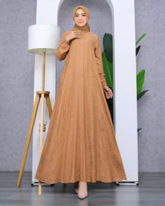 Gamis Linen Terbaru abiya