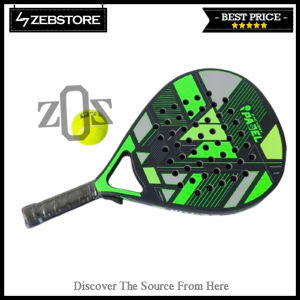 Raket Racket Paddle Padel Whizz Diamond 602 Carbon Fiber Neon Green Black