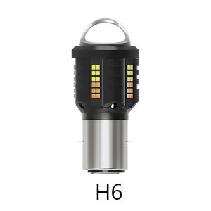 1PCS Motorcycle Led Headlight 25w Mini Driving Light Spot Lights  H4 H6 High Low Beam White Yellow Light