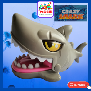 ToysgeniX Toys Gift For Kids Crazy Shark Toy Shark Dentist Bite Finger Game Tricky Toy Party Game Mainan Parti