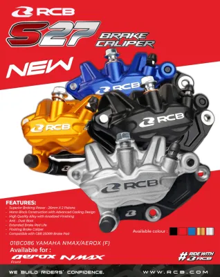NEW! RCB Brake Caliper S27-Series for Yamaha (Front)
