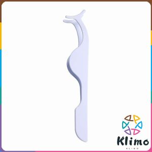 KLIMO Curved Eyelash Curler Plastic False Eyelash Clip Aids For Grafting Eyelashes Arc Mouth Clip