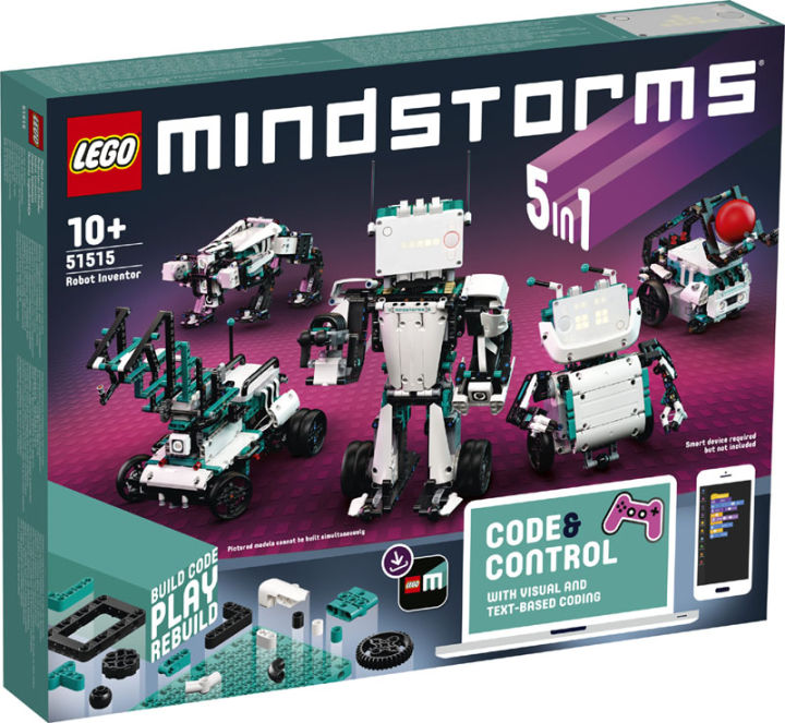 LEGO Mindstorms 51515 Robot Inventor Robotics Kit 5 in 1 App Controlled Programmable Interactive Toy Coding Lazada