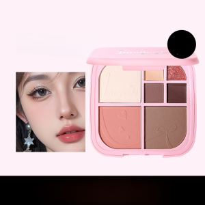 New Seven Color Comprehensive Palette Highlight Contour Blush Eyeshadow Palette Matte Brightening Earth Blush All in One Palette大容量七色综合眼影盘