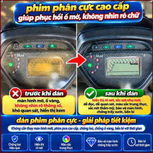 Phim Phân Cực Honda Wave Alpha 2004 – Cải Thiện Độ Tương Phản Giúp Màn Hình Hiển Thị Rõ Ràng