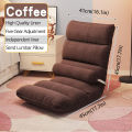 COD folding lazy sofa japanese tatami foldable bed floor sofa chair give lumbar pillow. 