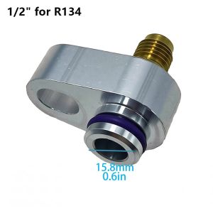 MARINI 1Pcs Metal Leak Detection Plug 3/8" 1/2" 5/8" 3/4" R134/R12 Condenser Plug Air Conditioning Leakage Plug for Air-conditioning Compressor Pump