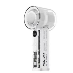X05 Handheld Fan Portable Mini Fan Rechargeable 100 Level Adjustment with Strong Wind Kipas Mini Sejuk Bateri Tahan Lama