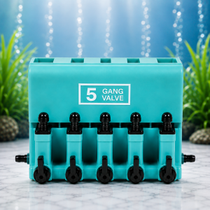 Aquarium Tank Gang Valve Non-Corrosive Air Flow Control 2 Way 3 Way 4 Way 5 Way
